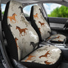 Equestrian Pattern Print Universal Fit Car Seat Covers-grizzshop