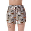 Equestrian Pattern Print Women's Shorts-grizzshop