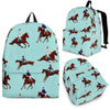 Equestrian Print Pattern Backpack-grizzshop