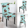 Equestrian Print Pattern Chair Cover-grizzshop