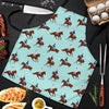 Equestrian Print Pattern Men's Apron-grizzshop