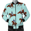 Equestrian Print Pattern Men's Bomber Jacket-grizzshop