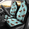 Equestrian Print Pattern Universal Fit Car Seat Covers-grizzshop