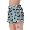 Equestrian Print Pattern Women's Shorts-grizzshop