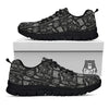 Equipment Lacrosse Print Pattern Black Sneaker-grizzshop