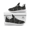 Equipment Lacrosse Print Pattern White Athletic Shoes-grizzshop