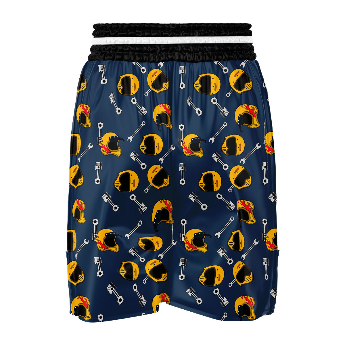 Equipment Motorcycle Print Pattern Boxing Shorts-grizzshop