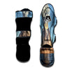 Eruption Volcano Print Muay Thai Shin Guards-grizzshop