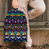 Ethic Aztec Geometric Art Print Backpack-grizzshop