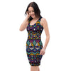 Ethic Aztec Geometric Art Print Bodycon Dress-grizzshop