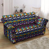 Ethic Aztec Geometric Art Print Loveseat Cover-grizzshop