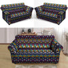 Ethic Aztec Geometric Art Print Loveseat Cover-grizzshop