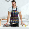 Ethic Aztec Geometric Art Print Men's Apron-grizzshop