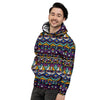 Ethic Aztec Geometric Art Print Men's Hoodie-grizzshop