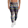 Ethic Aztec Geometric Art Print Men's Leggings-grizzshop