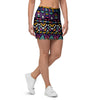 Ethic Aztec Geometric Art Print Mini Skirt-grizzshop