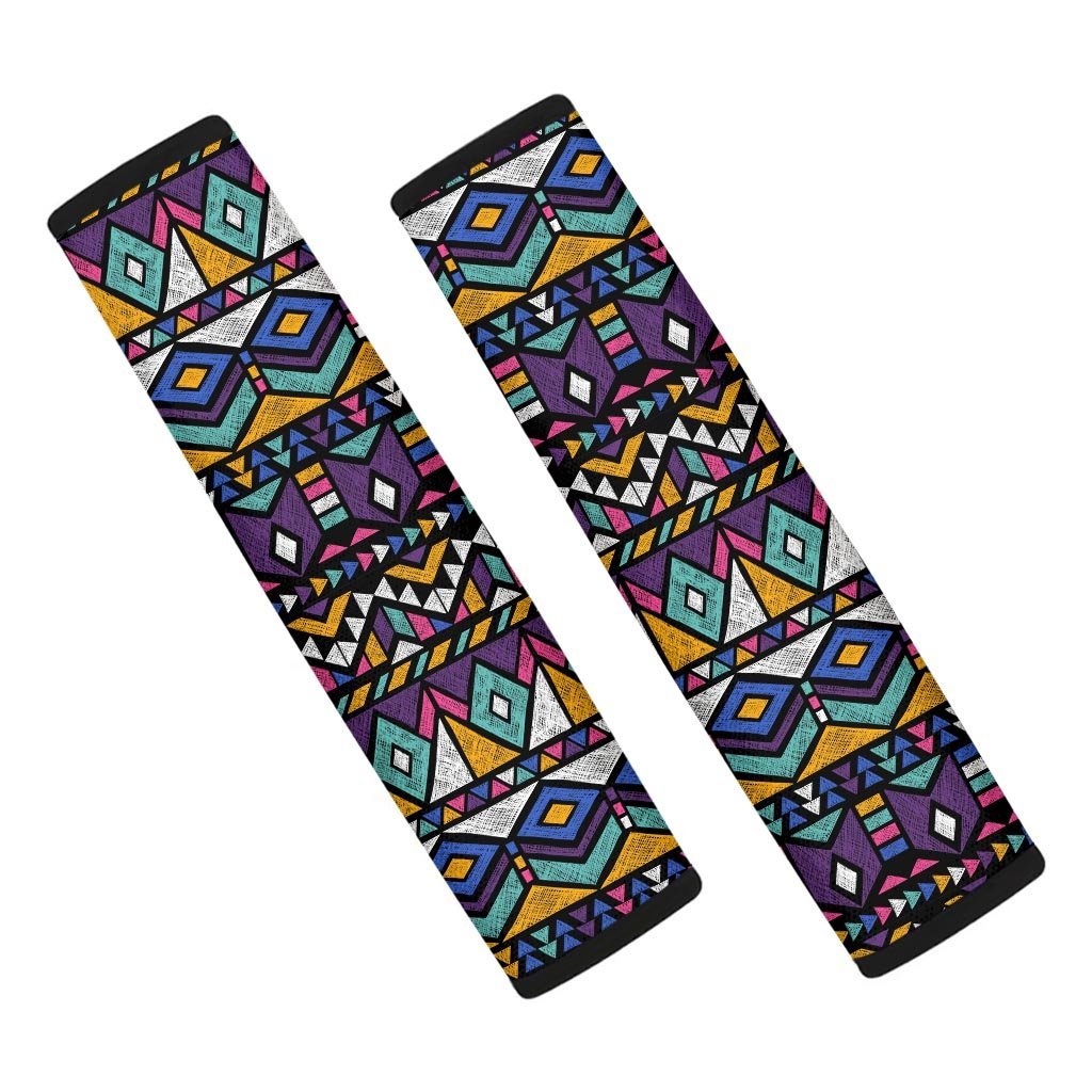 Ethic Aztec Geometric Art Print Seat Belt Cover-grizzshop