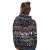 Ethic Aztec Geometric Art Print Women's Hoodie-grizzshop