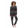 Ethic Aztec Geometric Art Print Women's Pajamas-grizzshop