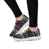 Ethic Aztec Geometric Art Print Women's Sneakers-grizzshop