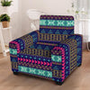 Ethic Aztec Print Armchair Cover-grizzshop