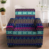 Ethic Aztec Print Armchair Cover-grizzshop