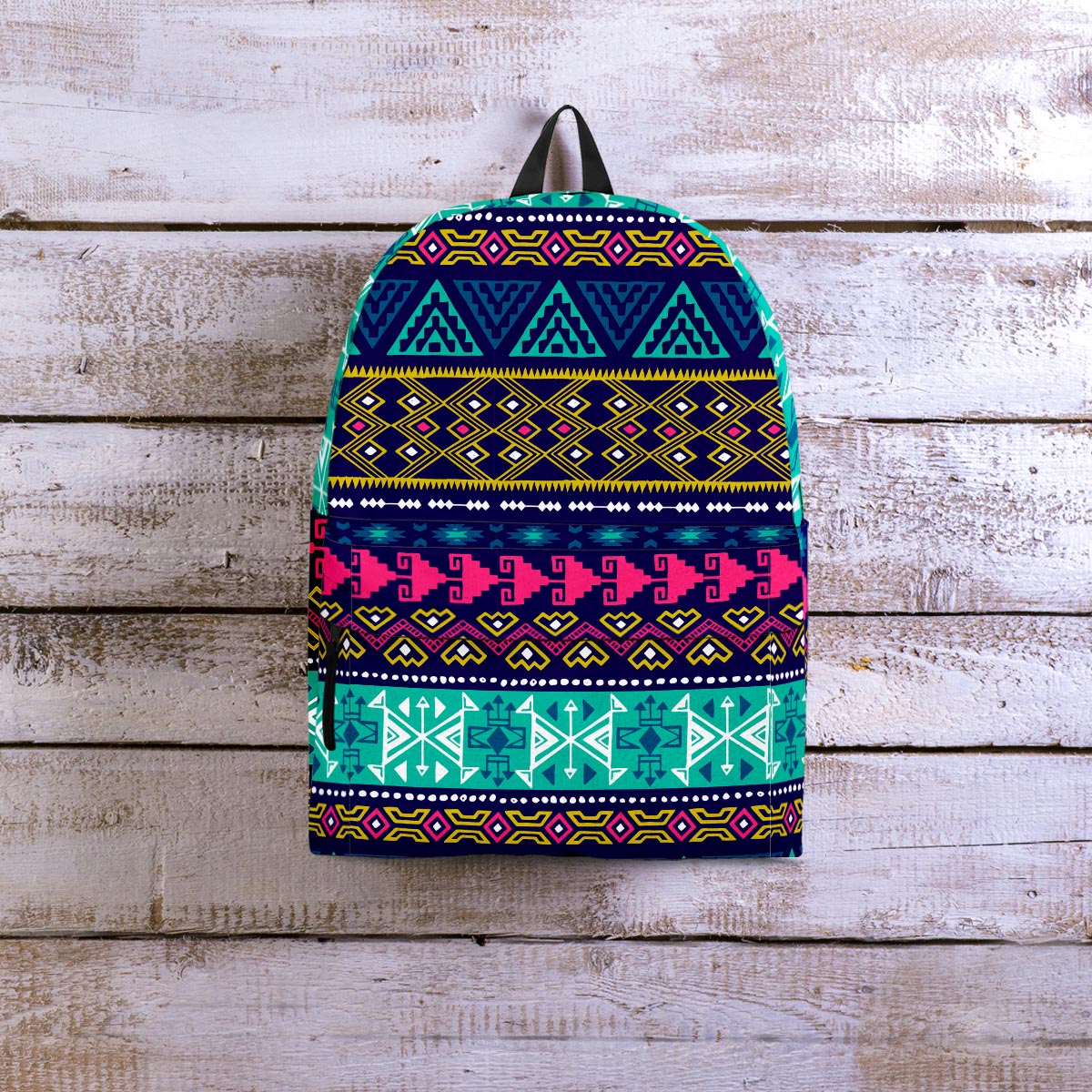 Ethic Aztec Print Backpack-grizzshop