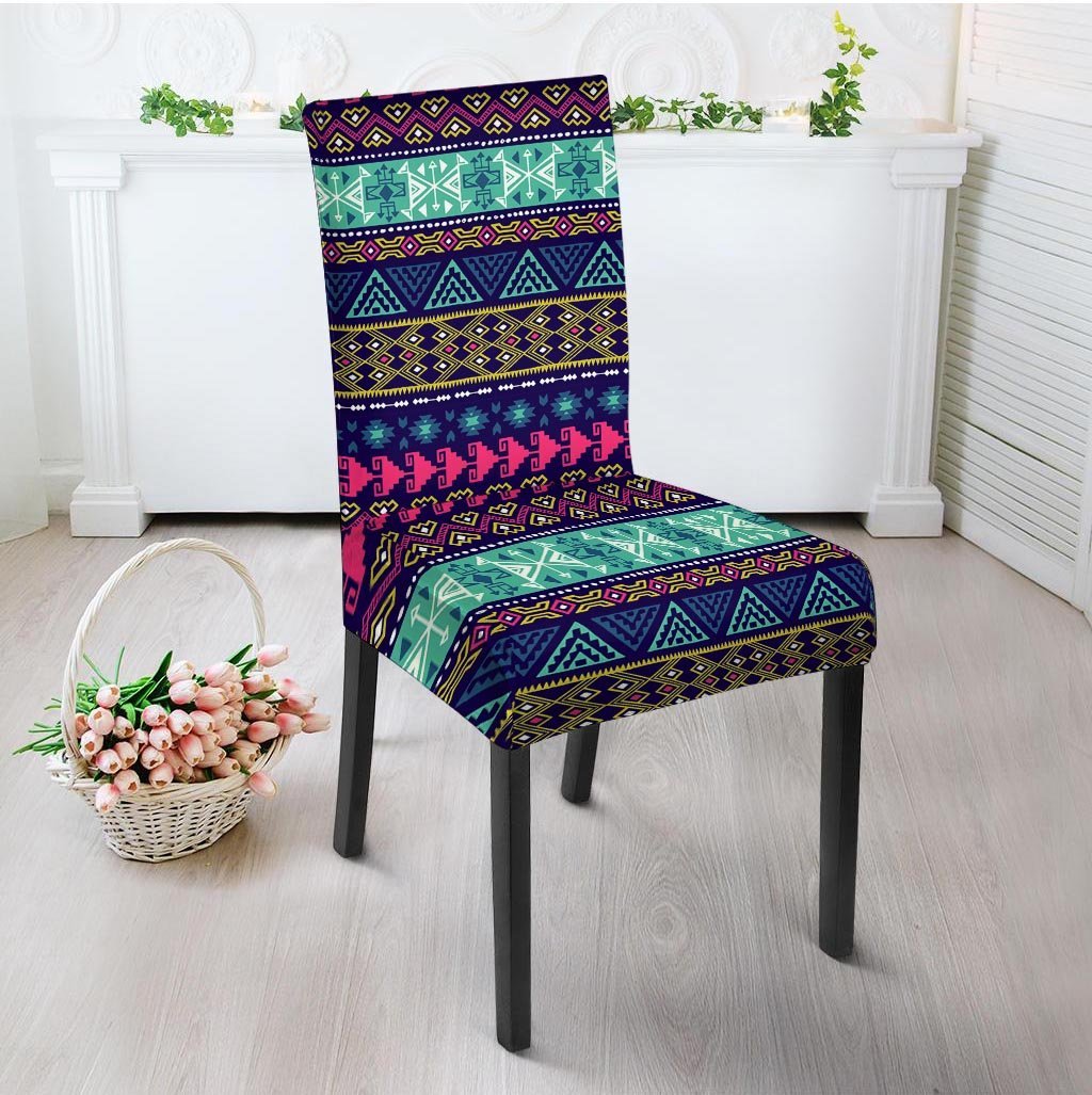 Ethic Aztec Print Chair Cover-grizzshop