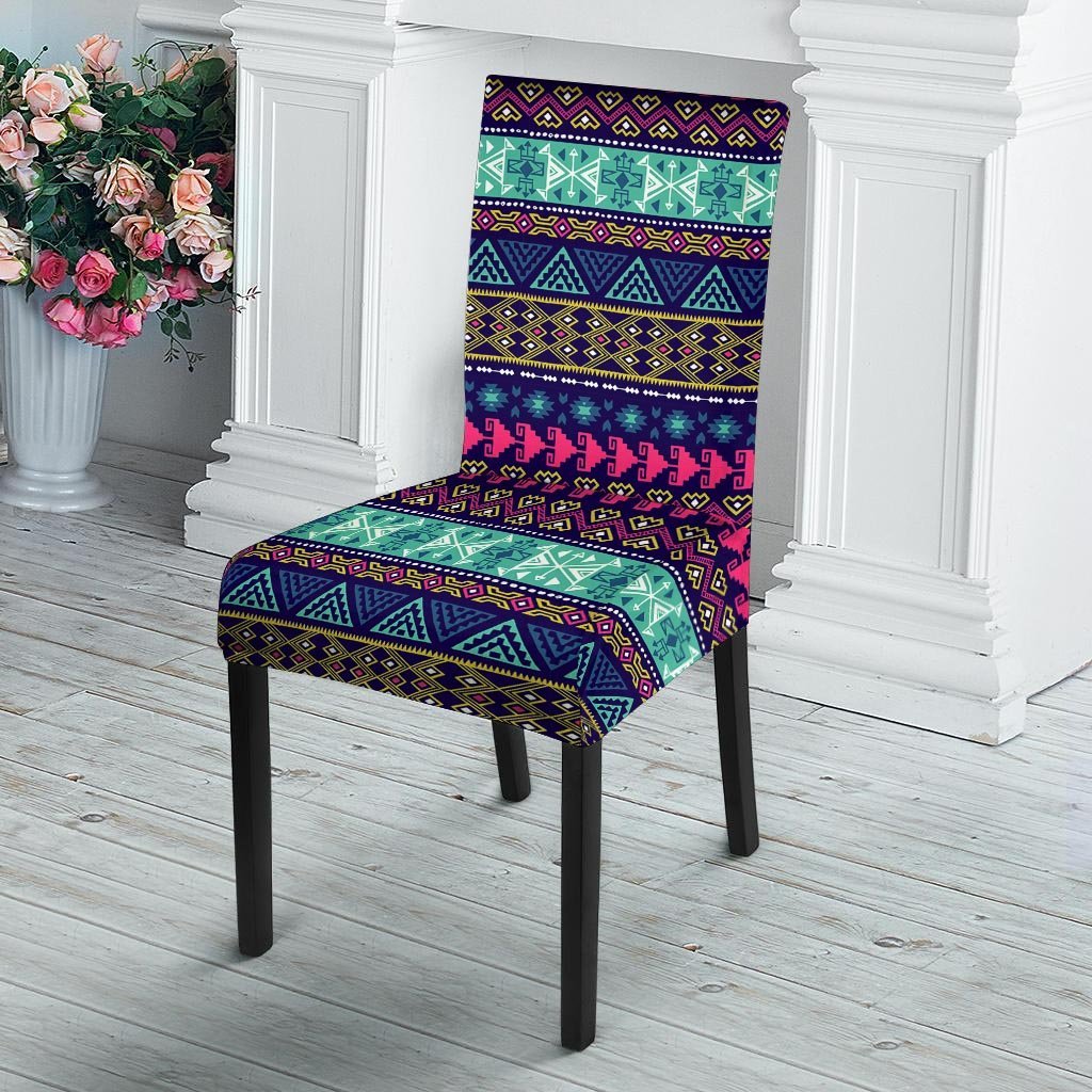 Ethic Aztec Print Chair Cover-grizzshop