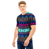 Ethic Aztec Print Men T Shirt-grizzshop