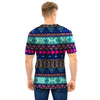 Ethic Aztec Print Men T Shirt-grizzshop