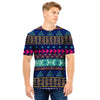 Ethic Aztec Print Men T Shirt-grizzshop