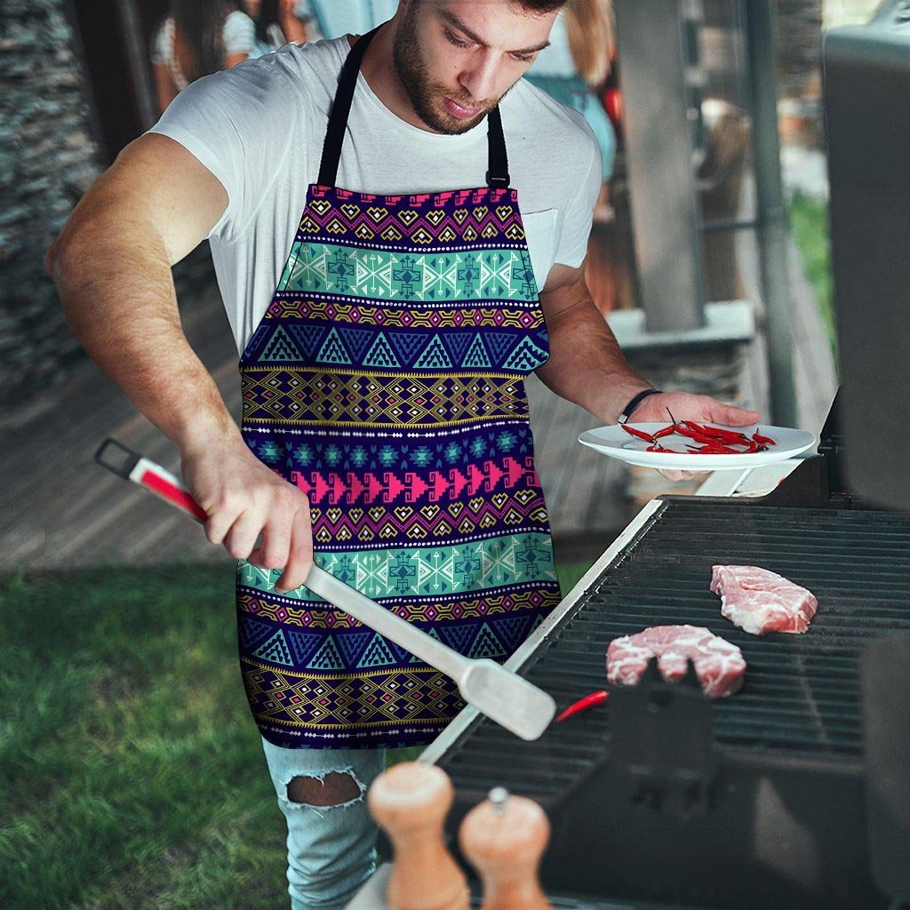 Ethic Aztec Print Men's Apron-grizzshop