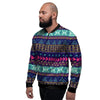 Ethic Aztec Print Men's Bomber Jacket-grizzshop