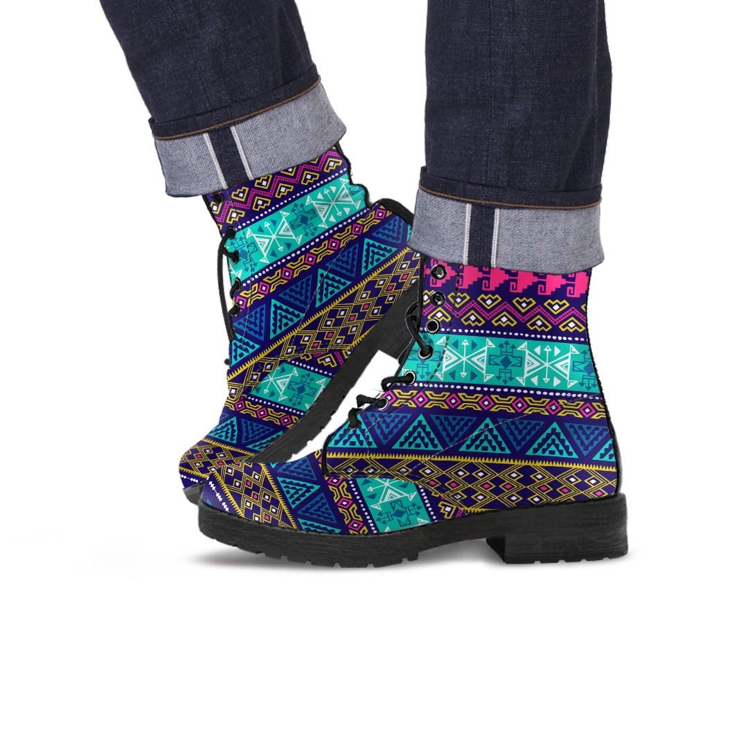 Ethic Aztec Print Men's Boots-grizzshop