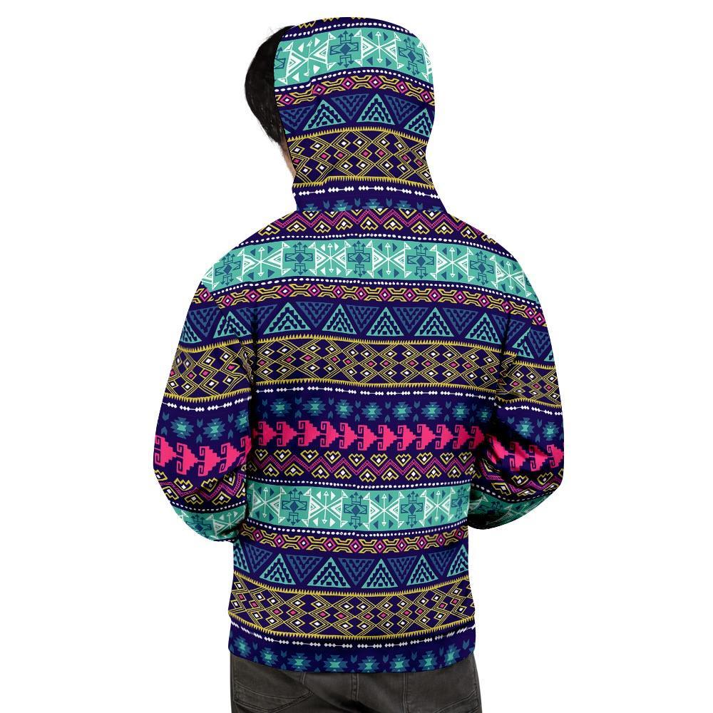 Ethic Aztec Print Men's Hoodie-grizzshop