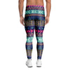 Ethic Aztec Print Men's Leggings-grizzshop