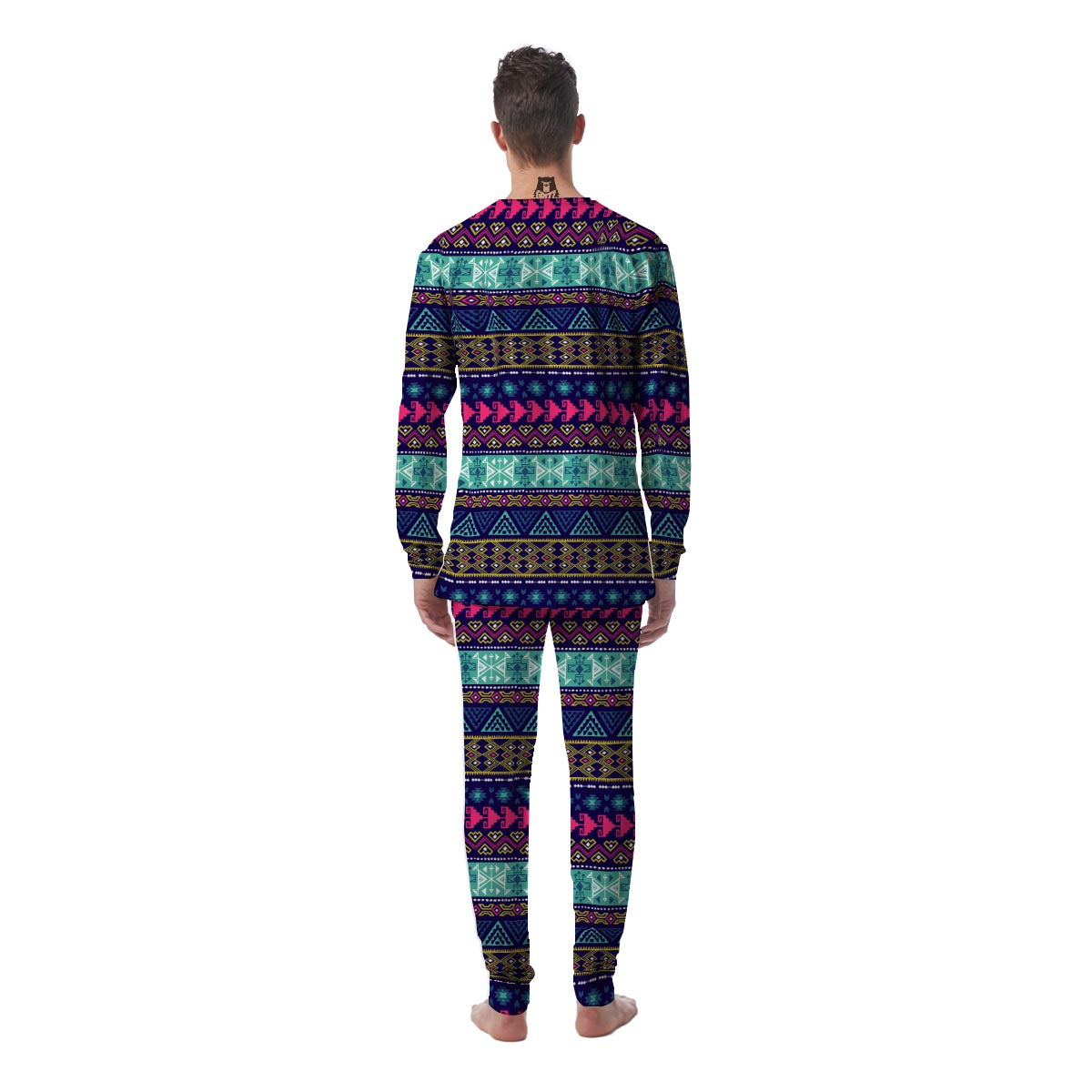 Ethic Aztec Print Men's Pajamas-grizzshop