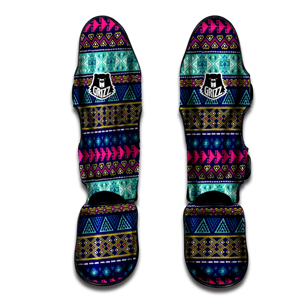 Ethic Aztec Print Muay Thai Shin Guard