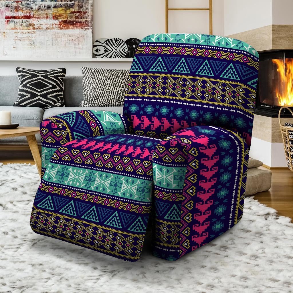 Ethic Aztec Print Recliner Cover-grizzshop