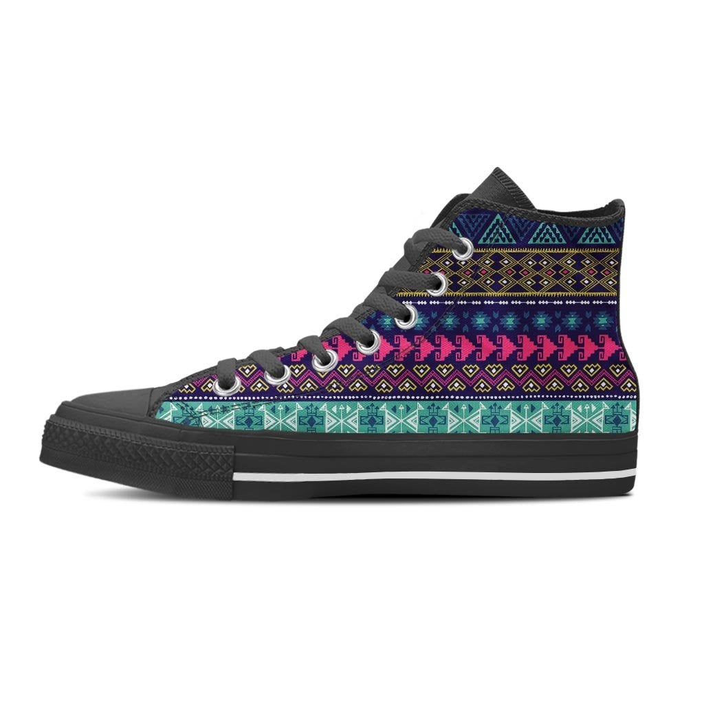 Ethic Aztec Print Women's High Top Shoes-grizzshop