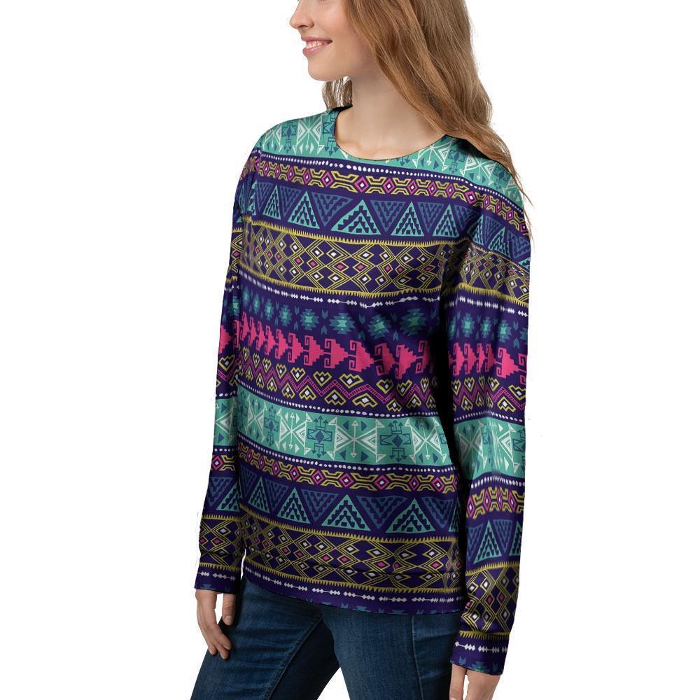 Ethic Aztec Print Women's Sweatshirt-grizzshop