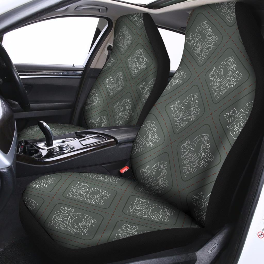 Ethnic Celtic Viking Car Seat Covers-grizzshop