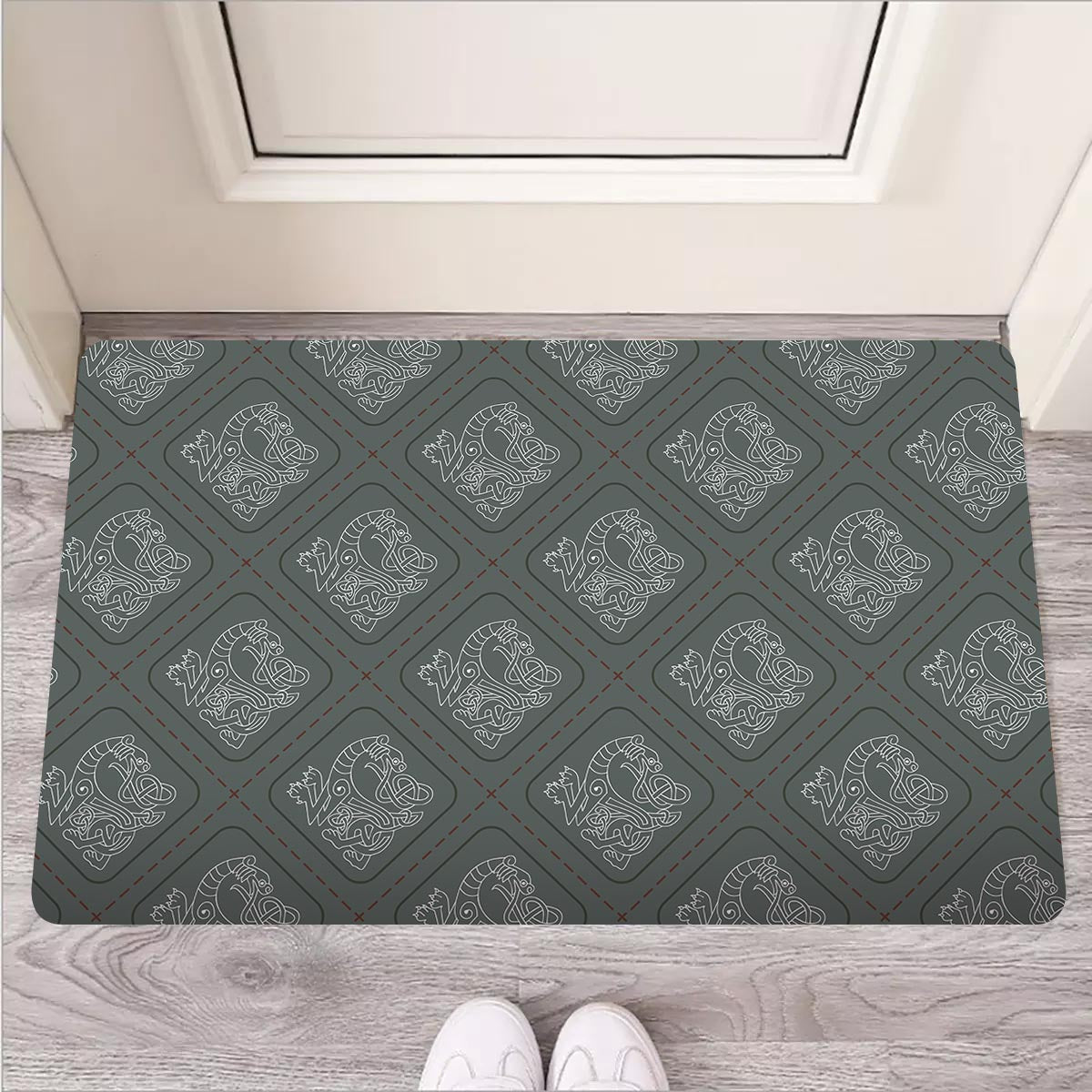 Ethnic Celtic Viking Door Mat-grizzshop