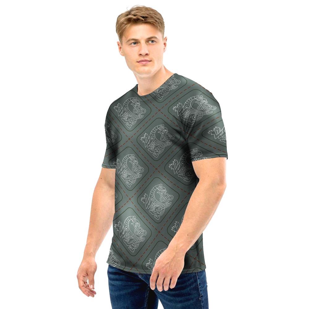 Ethnic Celtic Viking Men T Shirt-grizzshop