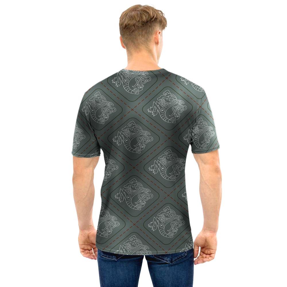 Ethnic Celtic Viking Men T Shirt-grizzshop