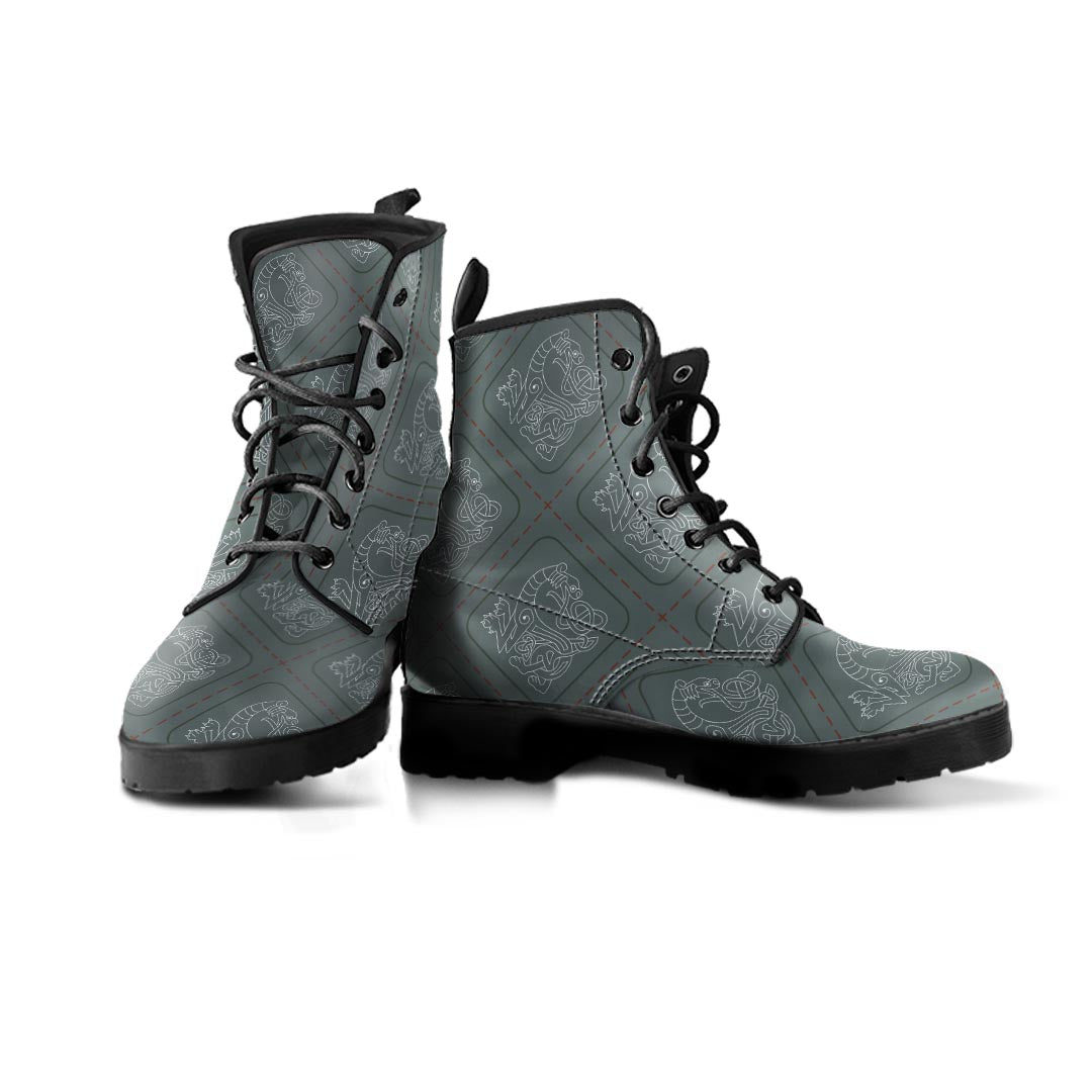 Ethnic Celtic Viking Men's Boots-grizzshop