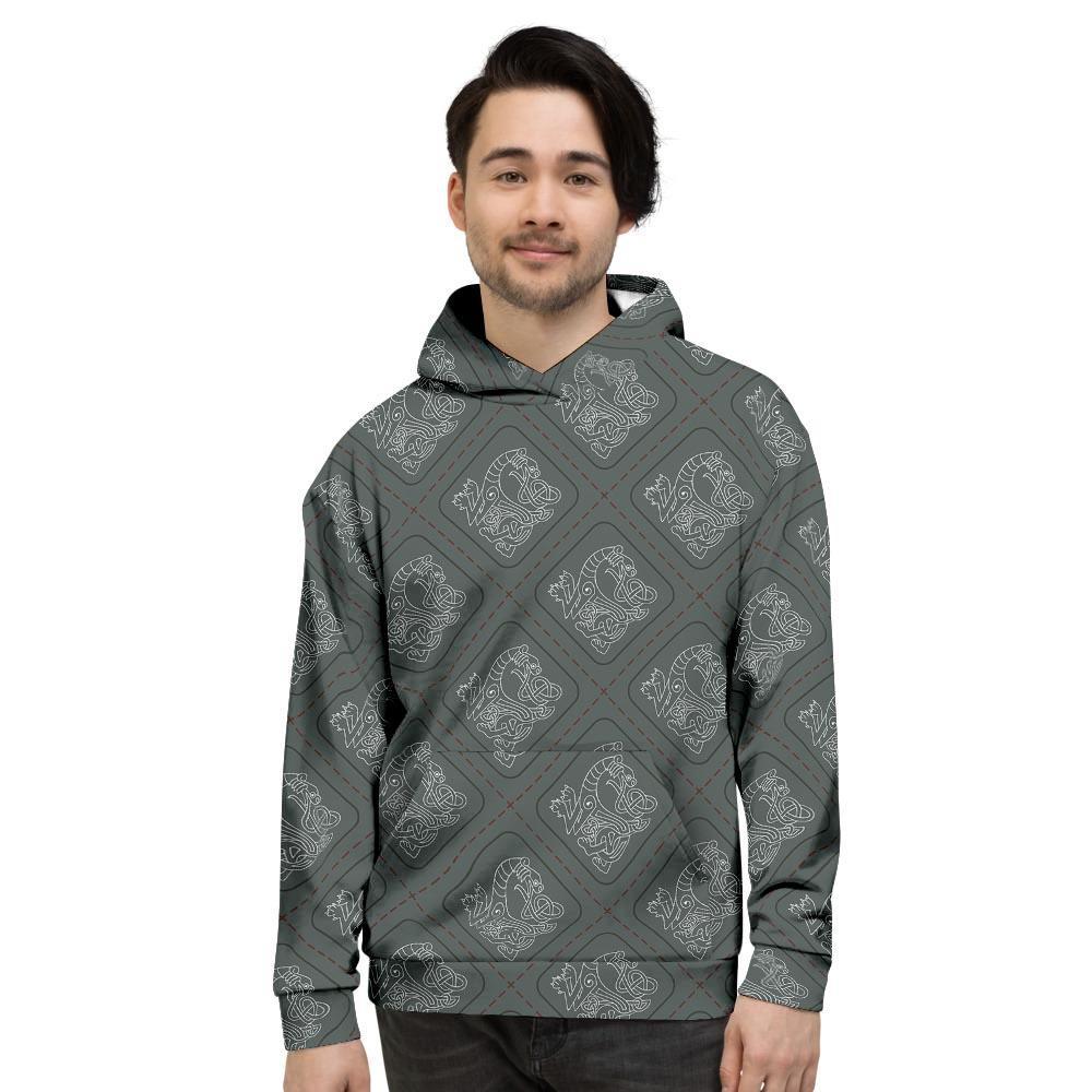 Ethnic Celtic Viking Men's Hoodie-grizzshop