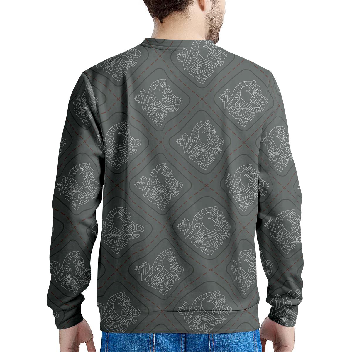 Ethnic Celtic Viking Men's Sweatshirt-grizzshop