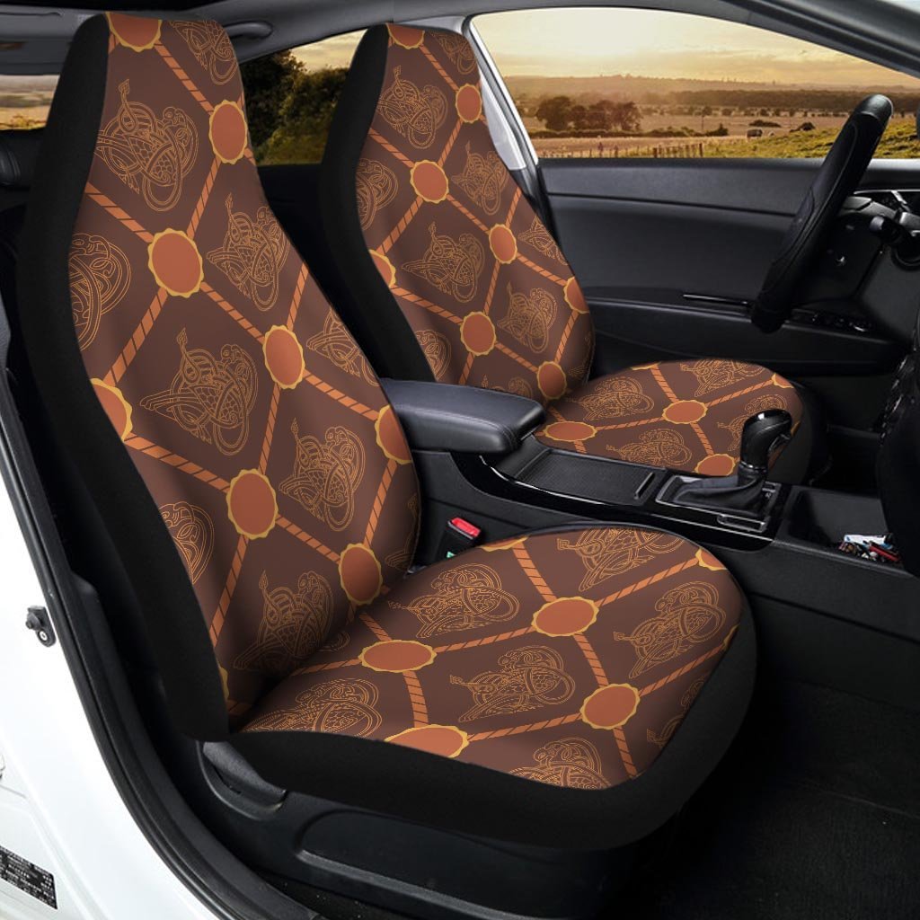 Ethnic Celtic Viking Norse Car Seat Covers-grizzshop